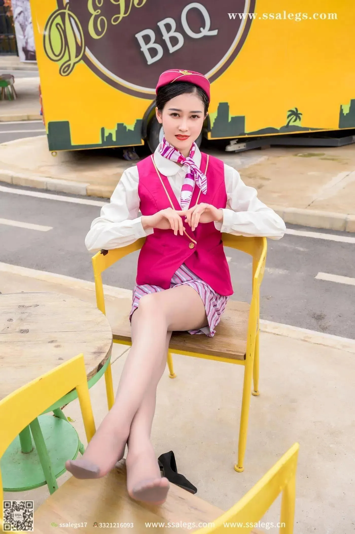 [SSA丝社]超清写真 NO.436 漫漫她的空姐梦(下) [69P]插图